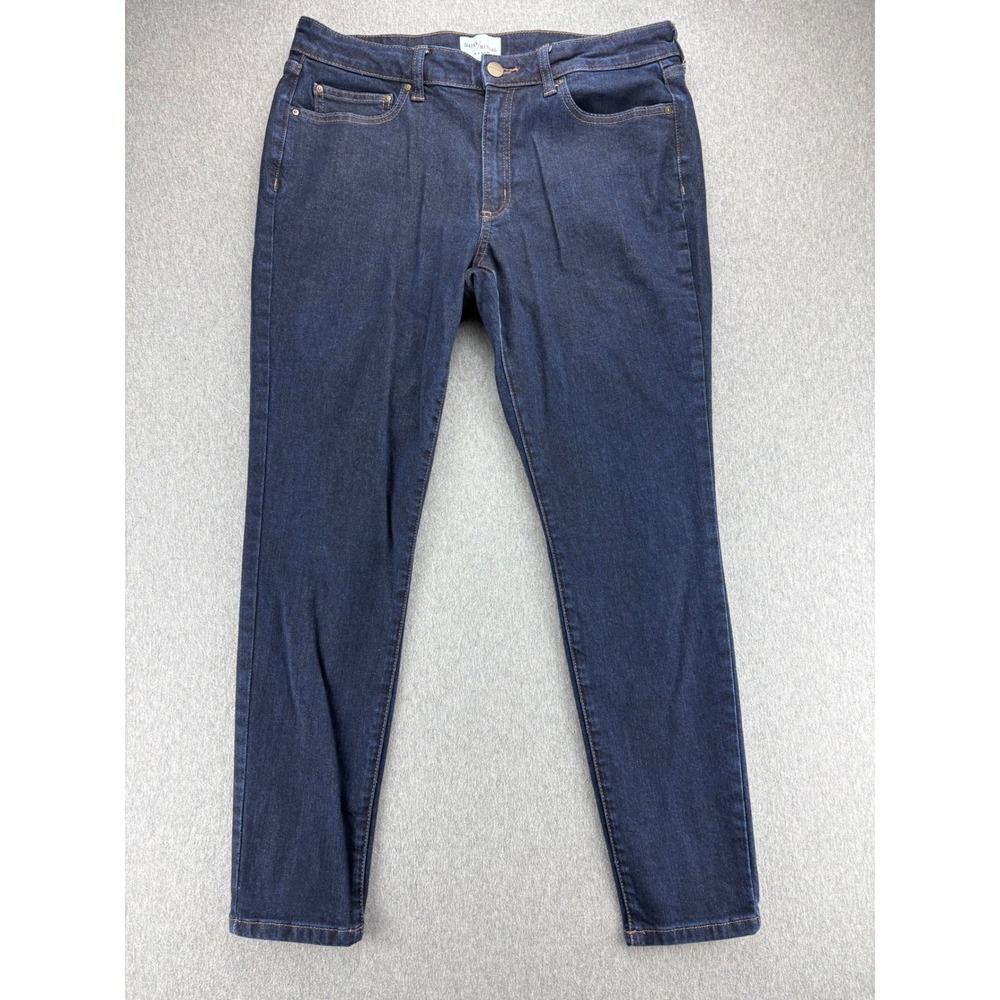 Daily Ritual Jeans Womens 31s Dark Wash Denim Skinny Pocket Stretch
